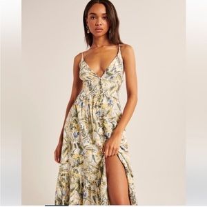 NWOT Button through maxi dress | Abercrombie and Fitch